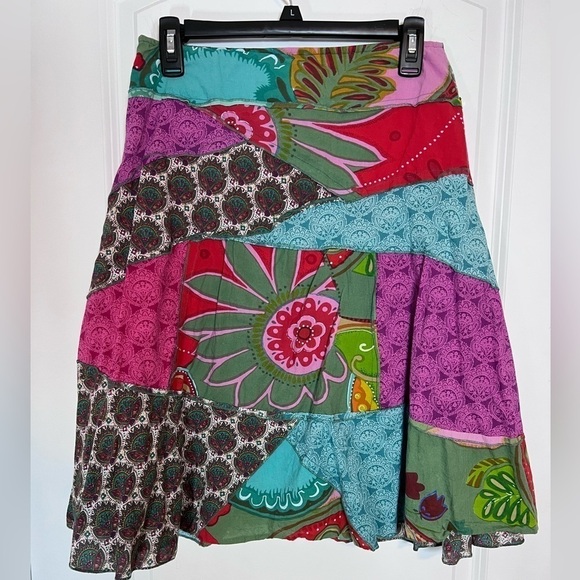 Patchwork VNTG Y2K Era Skirt - Picture 5 of 6